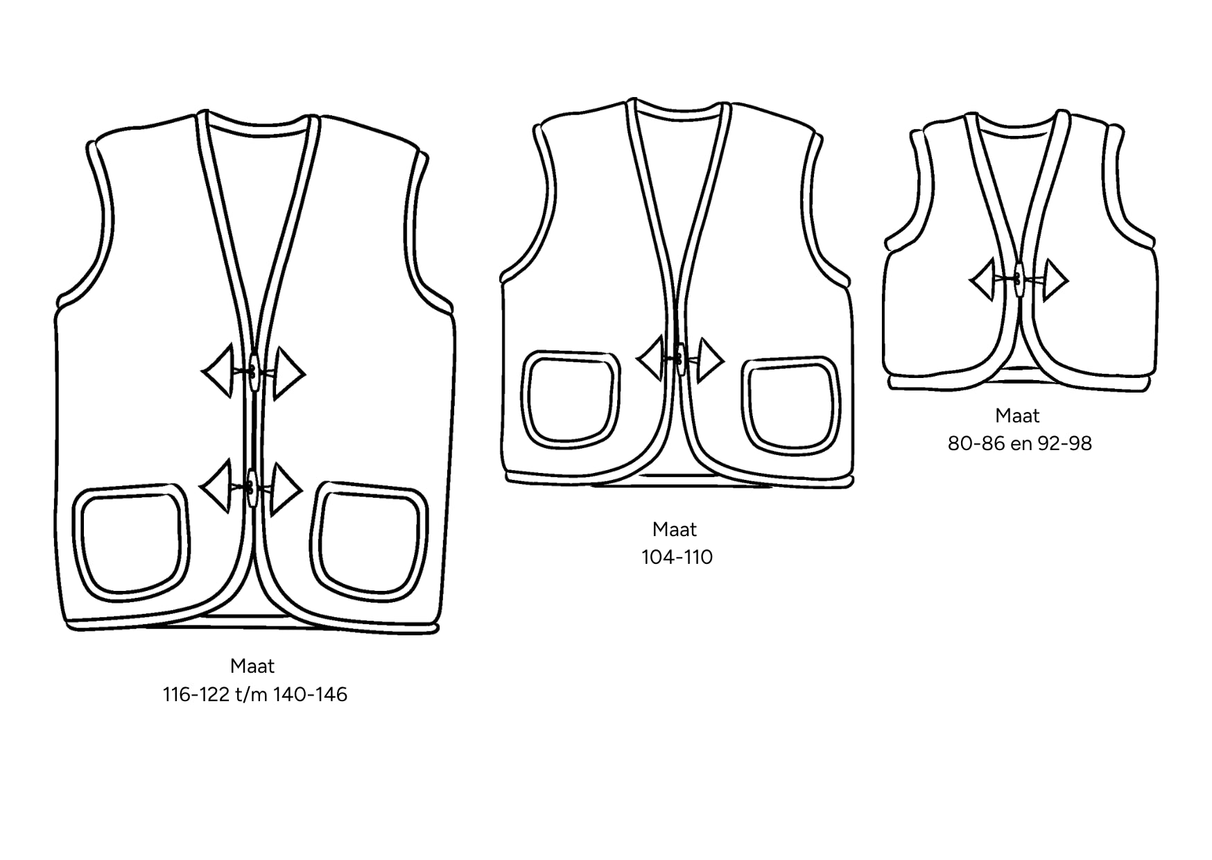 Alwero bodywarmer Alpen Junior Gepard