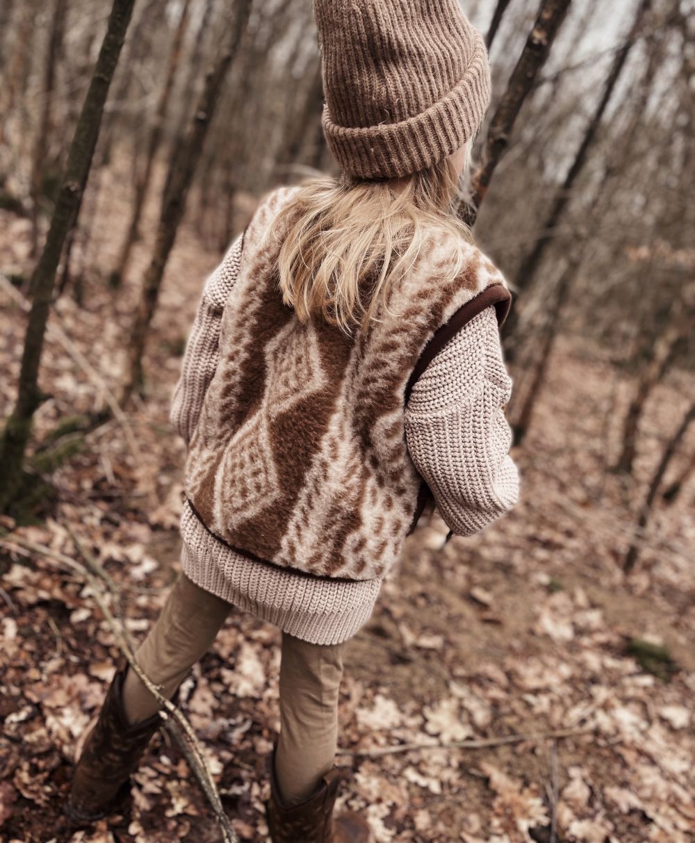 Alwero bodywarmer Alpen Junior Aran