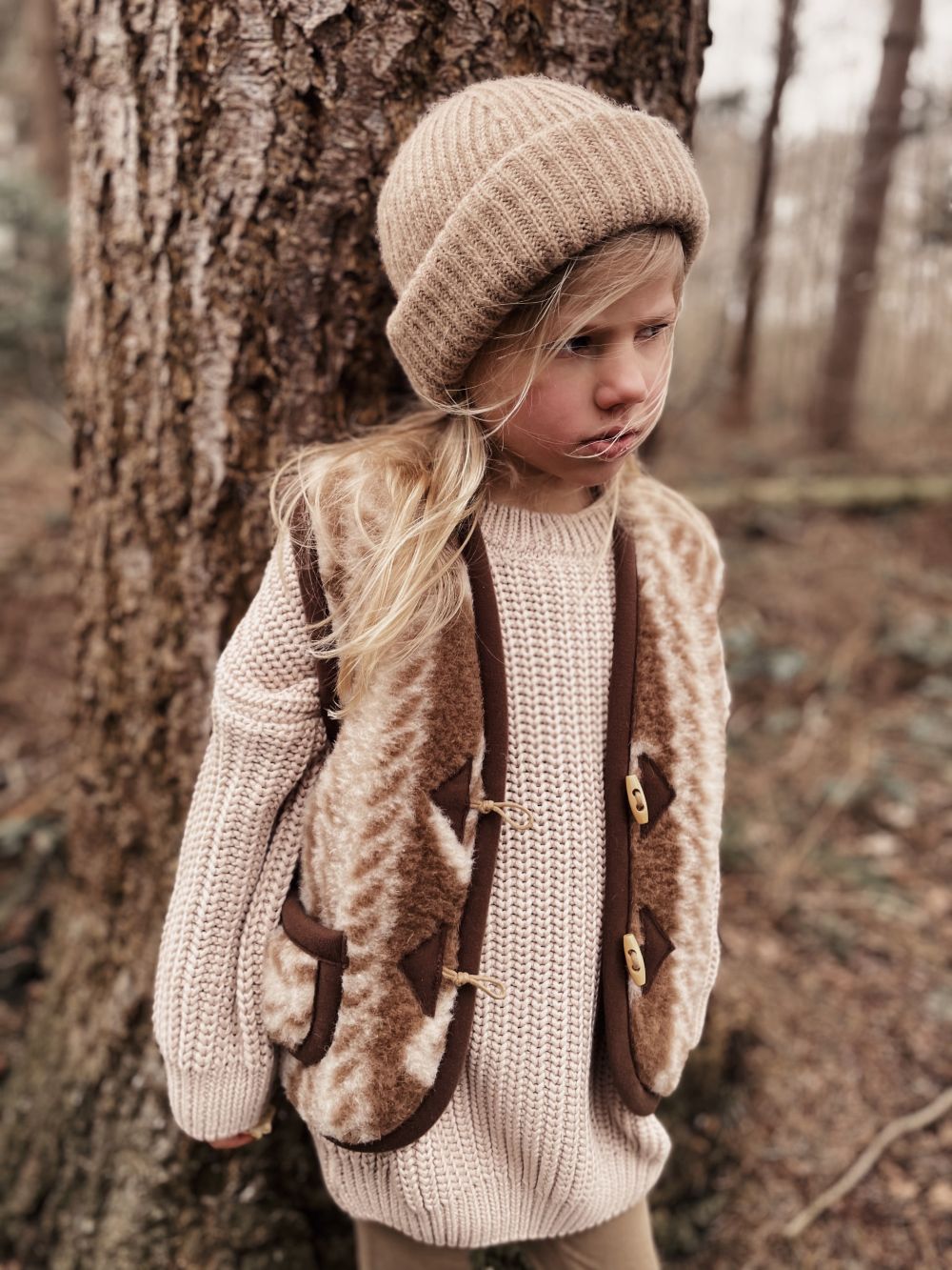 Alwero bodywarmer Alpen Junior Aran