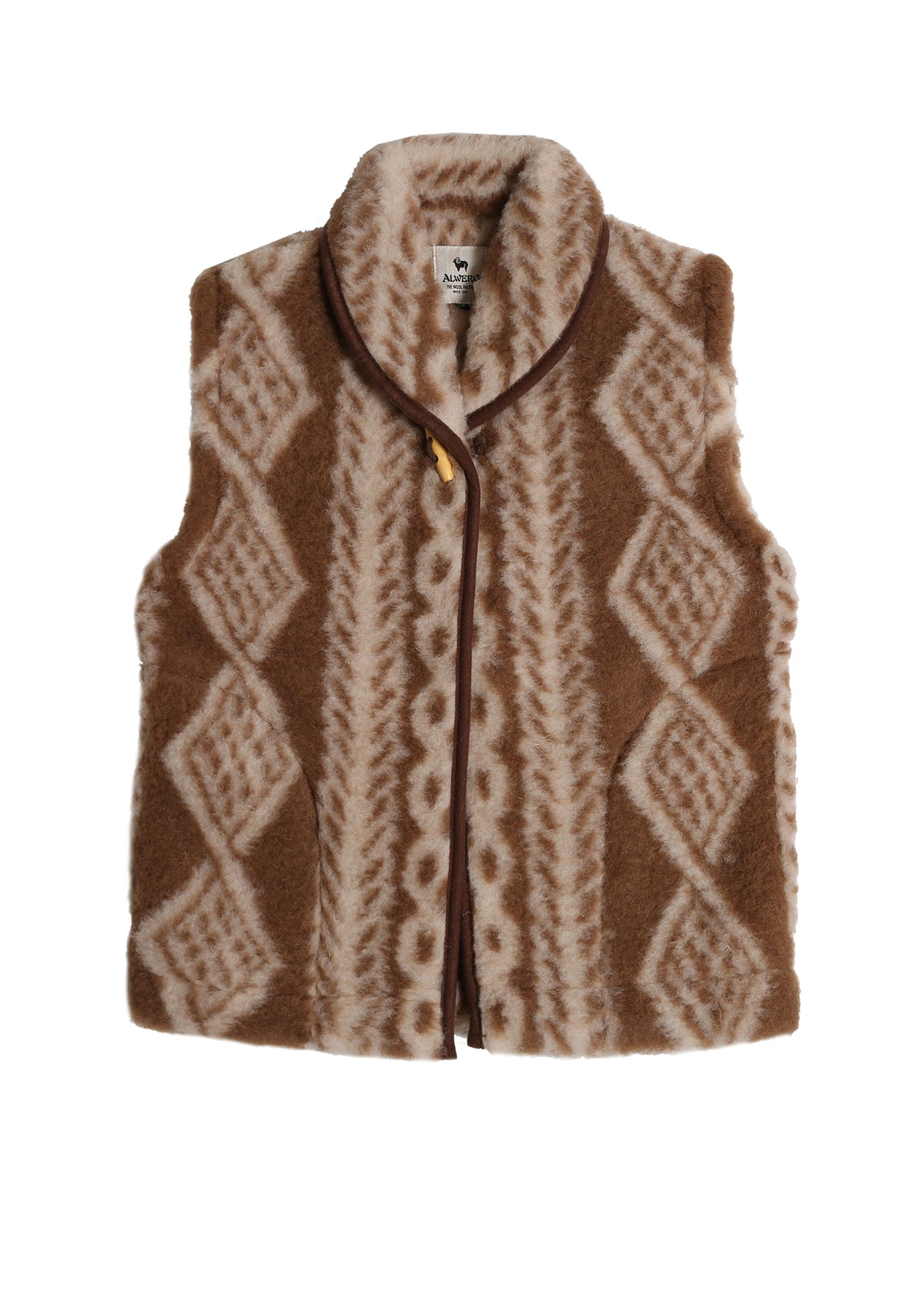 Alwero gilet Gerda Aran