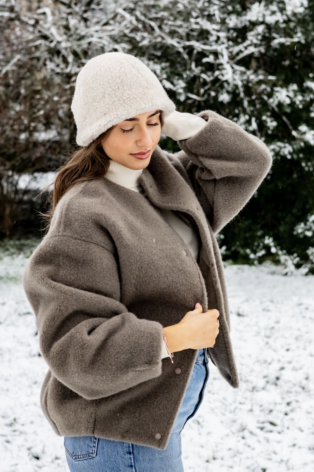 Alwero jas Jag felted