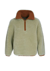 Alwero sweater Bel brown trims