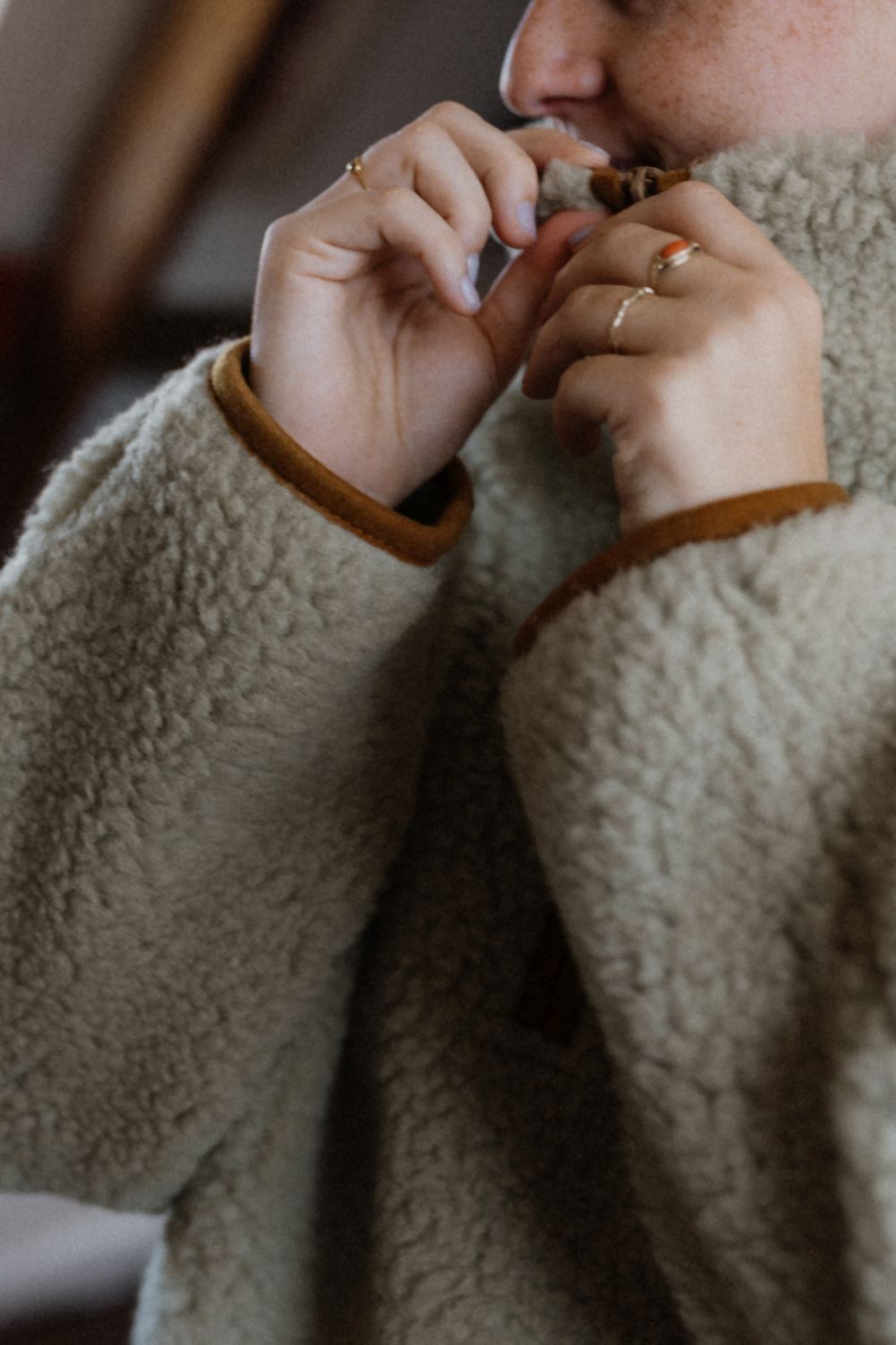 Alwero sweater Bel brown trims