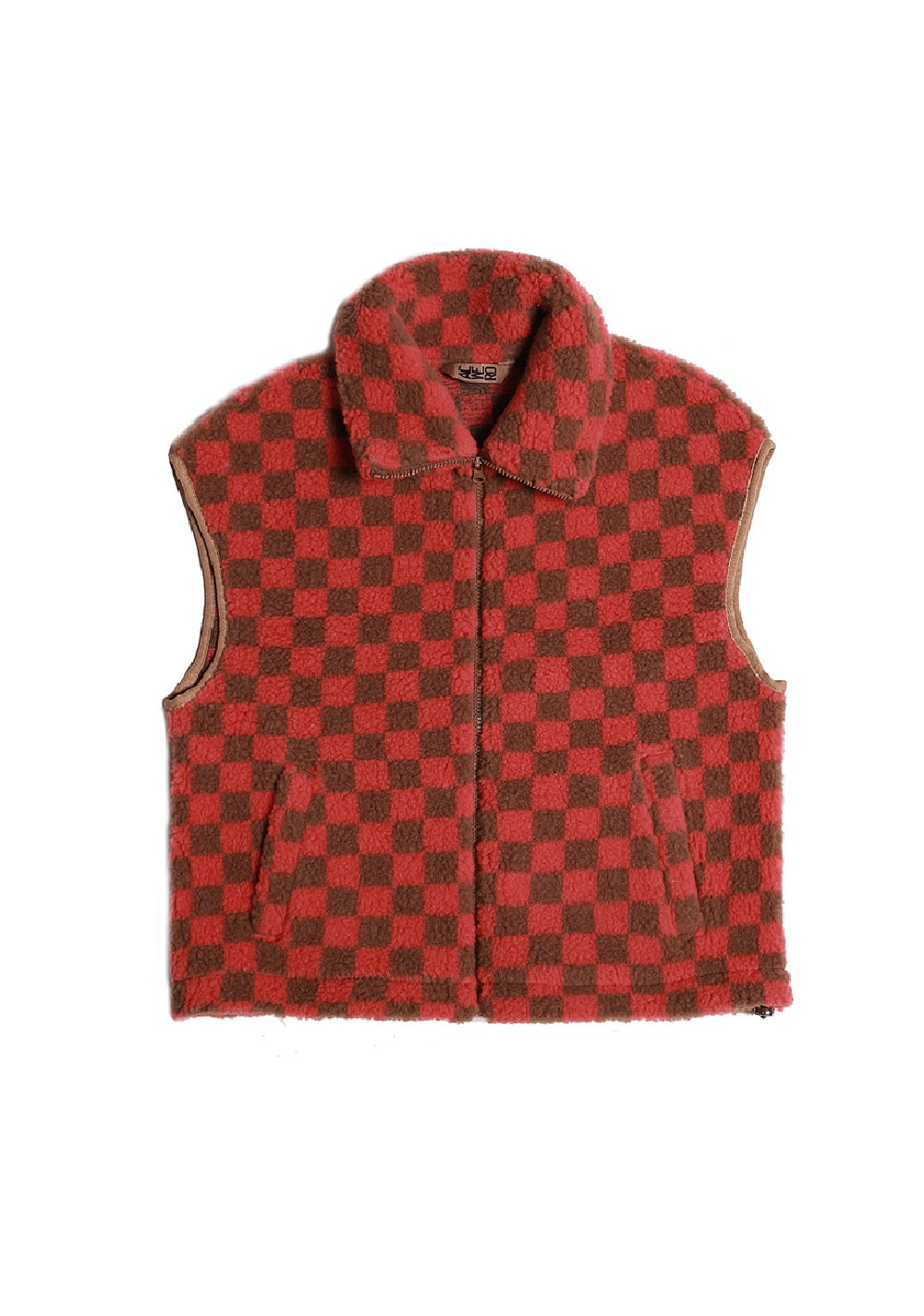 Alwero bodywarmer Isla light coral camello