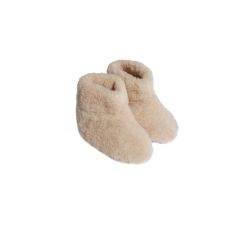 alwero standard junior 2401 beige wollensloffen sloffen slofjes kindersloffen slof 